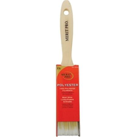 MERIT PRO 43 1.5 in. 100 Percent Polyester Beavertail Brush 652270000440